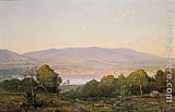 William Trost Richards Sundown at Centre Harbor, New Hampshire painting